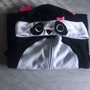 Panda onesie- cat and Jack